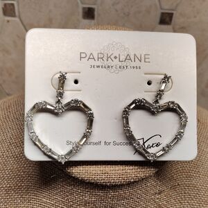 Park Lane Sparkle Box Crystal Heart Earrings